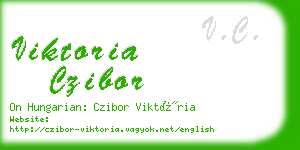 viktoria czibor business card